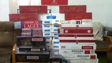 مباحث تموين كفر الشيخ تضبط 700 عبوة سجائر مستوردة مهربة جمركيا فى الحامول