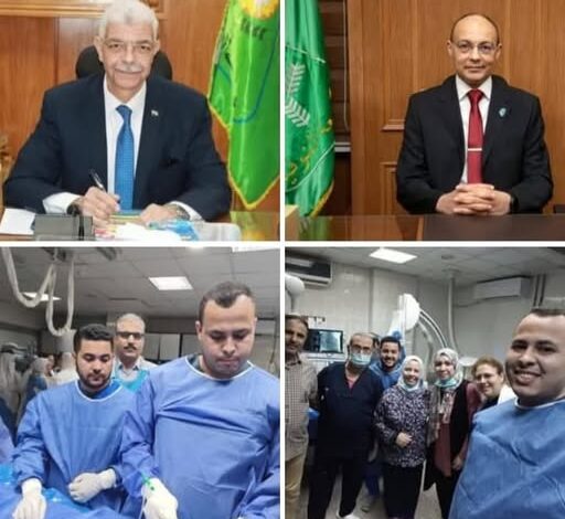 قسطرة قلبية ناجحة لطفلتين فلسطينيتين بمستشفيات جامعة المنوفية 1 قسطرة قلبية ناجحة لطفلتين فلسطينيتين بمستشفيات جامعة المنوفية