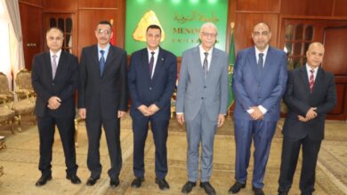 رئيس جامعة المنوفية يتراس إجتماع لجنة إختيار عميد كلية العلوم