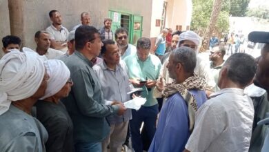 رئيس مجلس مدينة المنيا يترأس لجنة أملاك الدولة للتنبيه على المواطنين
