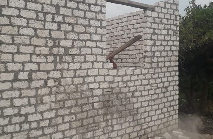 إزالة فورية لحالة تعدى وفك جمالون صاج بطوخ