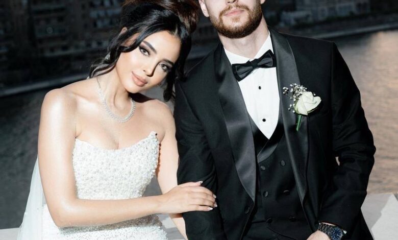 زفاف ملكة جمال مصر شاهي حمدي يشعل مواقع التواصل... وإطلالتها تخطف القلوب