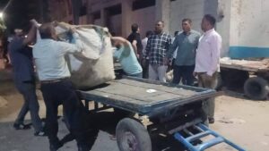 حملة ليلية للقضاء على ظاهرة النباشين والتحفظ على عدد من العربات الكارو"