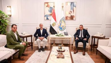 محافظ جنوب سيناء يستقبل السيد إنريكو تونياتزي المستشار لمجموعة فنادق دومينا كورال باي