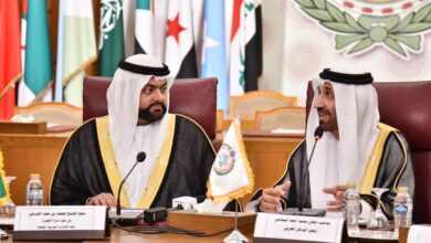 رئيس البرلمان العربي يستقبل سمو ولي عهد الفجيرة ويهنئ سموه بمناسبة تكريمه في اليوم العربي للاستدامة