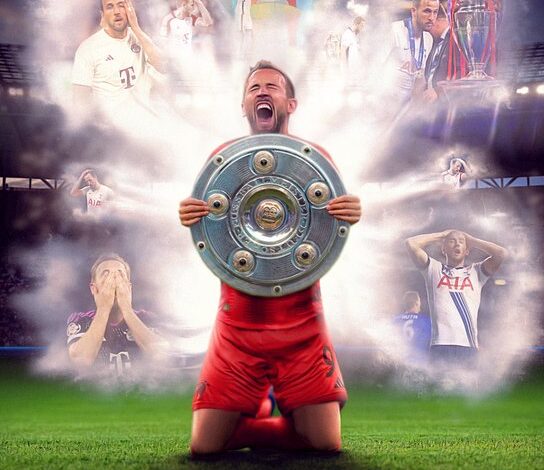 هاري كين يرفع أول ألقابه مع بايرن ميونخ بطل للدوري الألماني 1 هاري كين يرفع أول ألقابه مع بايرن ميونخ بطل للدوري الألماني