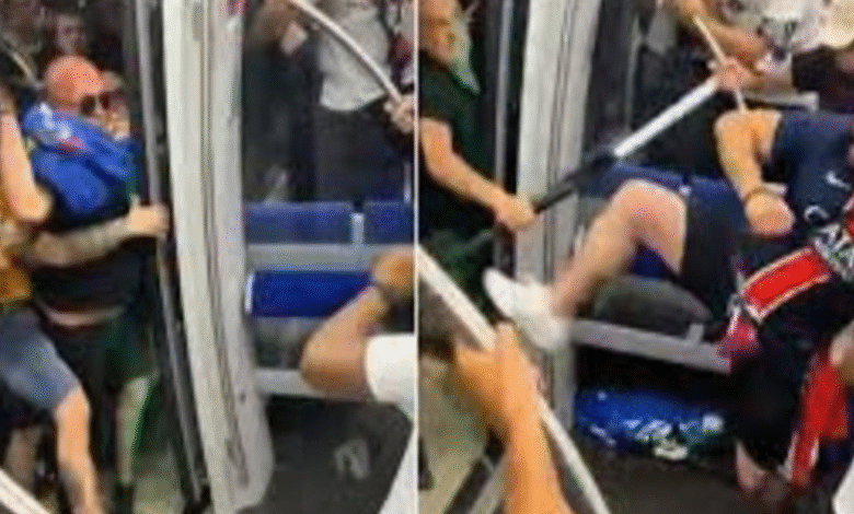 اشتباكات ومواجهات عنيفة بين مشجعي إنتر وسان جيرمان قبل النهائي الأوروبي 1 اشتباكات ومواجهات عنيفة بين مشجعي إنتر وسان جيرمان قبل النهائي الأوروبي