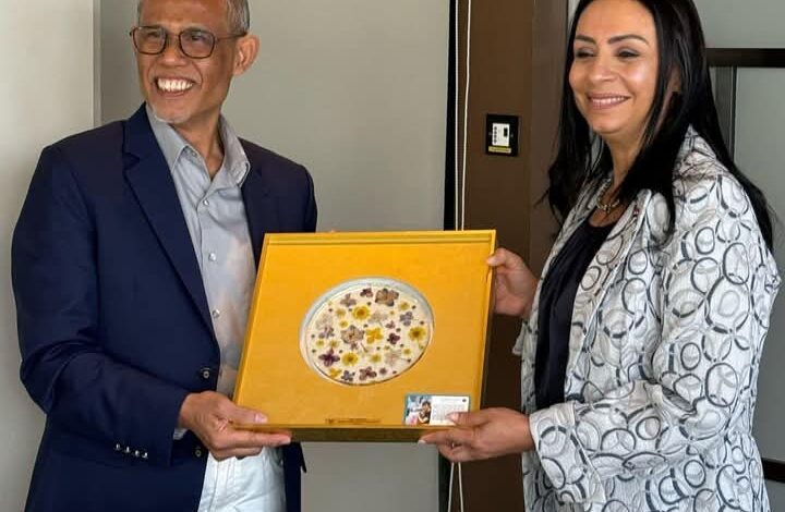 وزيرة التضامن الاجتماعي تلتقي وزير الأسرة والتنمية الاجتماعية بجمهورية سنغافورة