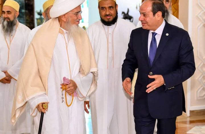 الرئيس السيسى يستقبل سلطان البهرة 