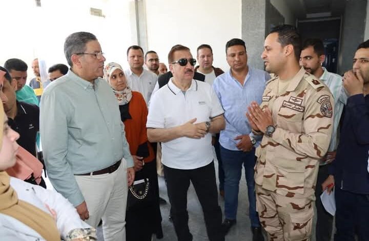 محافظ المنوفية يتابع مشروعات "حياة كريمة" بأشمون 