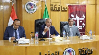 محافظ المنيا يبحث مع أعضاء مجلسي النواب والشيوخ عددا من الملفات الخدمية والتنموية