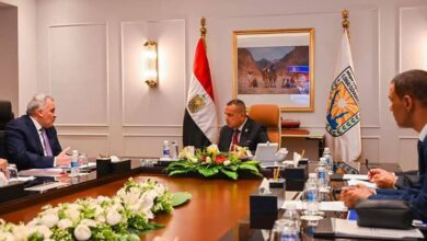 محافظ جنوب سيناء يبحث تطوير قطاع الثروة السمكية ويدعم افتتاح مركز الصيد ومصنع الثلج بطور سيناء