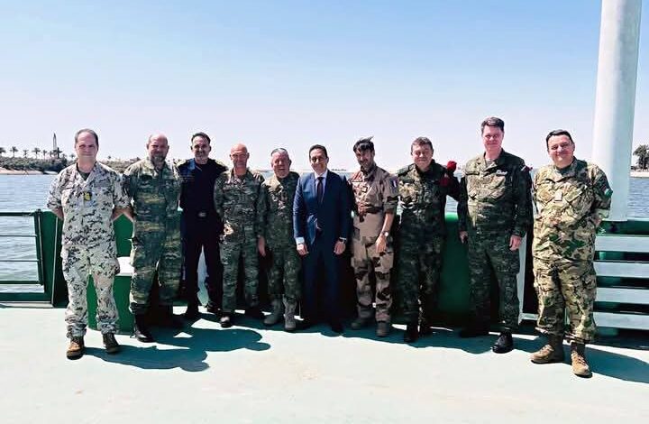 القوات المسلحة تنظم زيارة للملحقين العسكريين العرب والأجانب المعتمدين في مصر 1 القوات المسلحة تنظم زيارة للملحقين العسكريين العرب والأجانب المعتمدين في مصر