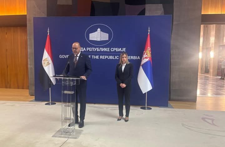 لقاء وزير العمل مع وزيرة العمل الصربية بالعاصمة بلجرد تنفيذًا لإتفاقية شهدها الرئيس السيسي ونظيره الصربي 1 لقاء وزير العمل مع وزيرة العمل الصربية بالعاصمة بلجرد تنفيذًا لإتفاقية شهدها الرئيس السيسي ونظيره الصربي