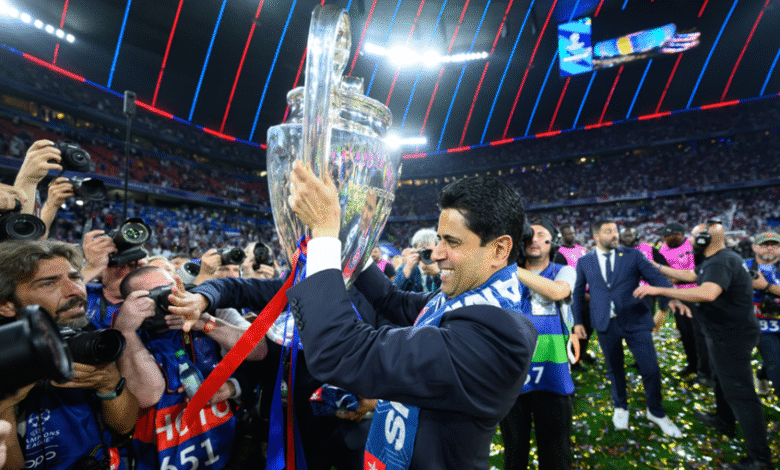 تعليق ناصر الخليفي على تتويج باريس سان جيرمان بدوري أبطال أوروبا