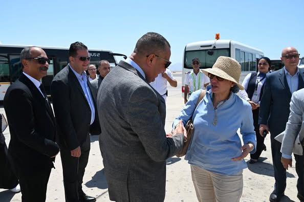 وزيرة البيئة ومحافظ جنوب سيناء يفتتحان مشروع تطوير قرية الغرقانة بمحمية نبق ضمن مشروع "جرين شرم 1 وزيرة البيئة ومحافظ جنوب سيناء يفتتحان مشروع تطوير قرية الغرقانة بمحمية نبق ضمن مشروع "جرين شرم