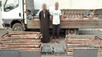 القبض على شخصين لقيامهما بسرقة 3 مواقع تحت الإنشاء بمدينة بدر