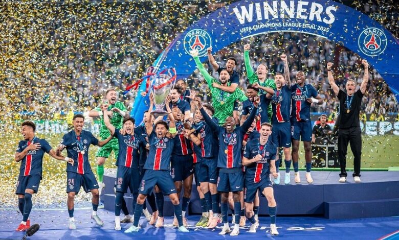 " الاتحاد الأوروبي " يدرس فرض عقوبات ثقيلة على باريس سان جيرمان بعد الفوز بدوري الأبطال 1 " الاتحاد الأوروبي " يدرس فرض عقوبات ثقيلة على باريس سان جيرمان بعد الفوز بدوري الأبطال