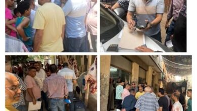 ضبط مخالفات ذبح في الشوارع وتوقيع غرامات رادعة على غير الملتزمين بحي العمرانية بالجيزة