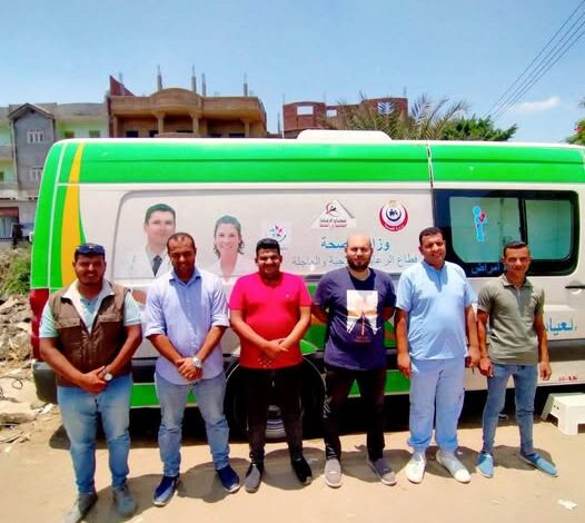 قافلة شيط الهوى بكفر صقر محافظة الشرقية تقدم الخدمة لأكثر من ١٧٠٠ مريض