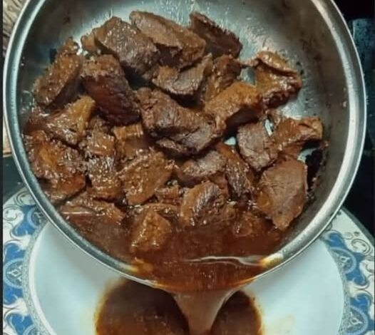 طريقة عمل اللحمة المحمرة