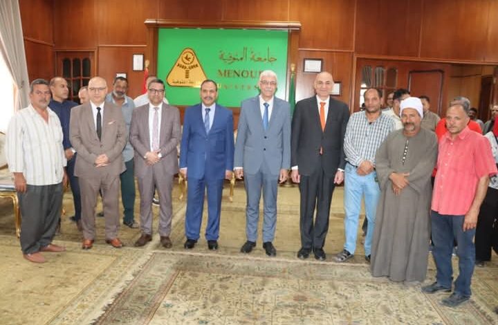 "القاصد"يهنئ منسوبى جامعة المنوفية بعيد الاضحي المبارك