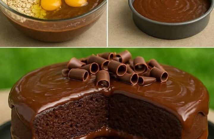 كيكة الشيكولاتة الهشة للعزايم 1 كيكة الشيكولاتة الهشة للعزايم