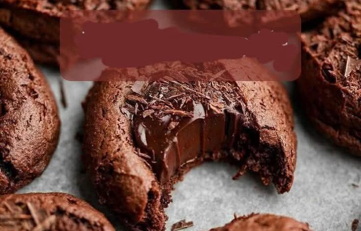 طريقة عمل كوكيز محشو بالشوكولاتة