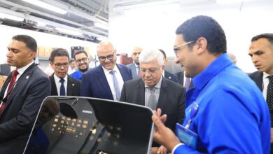 وزير التعليم العالي ومحافظ القليوبية يزوران مجمع البحوث والتطوير بمجموعة "العربي" في بنها