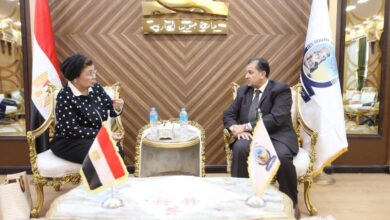 نائب وزير الصحة والسكان تبحث مع رئيس جامعة جنوب الوادي تعزيز التعاون