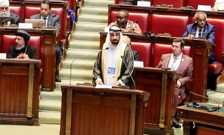 "البرلمان العربي" يطالب بإطلاق ميثاق برلماني دولي لتجريم ازدراء الأديان 1 "البرلمان العربي" يطالب بإطلاق ميثاق برلماني دولي لتجريم ازدراء الأديان