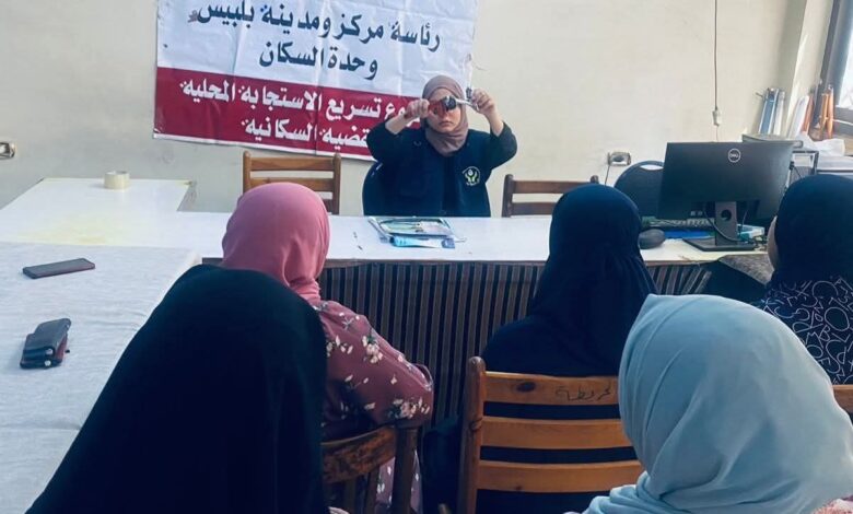 ندوة تثقيفية للعاملين عن أهمية ترشيد إستهلاك المياه ببلبيس بالشرقية 1 ندوة تثقيفية للعاملين عن أهمية ترشيد إستهلاك المياه ببلبيس بالشرقية
