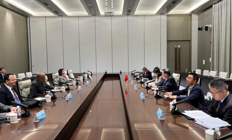 وزير الكهرباء يبحث مع رئيس هيئة الطاقة الصينية سبل دعم وتعزيز التعاون والشراكة 1 وزير الكهرباء يبحث مع رئيس هيئة الطاقة الصينية سبل دعم وتعزيز التعاون والشراكة