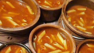 طريقة عمل طواجن المكرونة بالفراخ