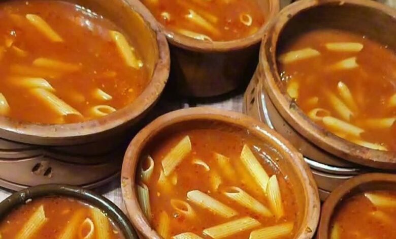 طريقة عمل طواجن المكرونة بالفراخ 1 طريقة عمل طواجن المكرونة بالفراخ