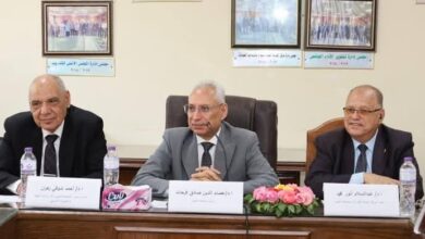 رئيس جامعة المنيا يحضر افتتاح الدورات وسط كوكبة من كوادر الكليات