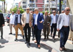 وزير قطاع الأعمال العام ومحافظ الإسكندرية في جولة ميدانية موسعة بمنطقة المعمورة