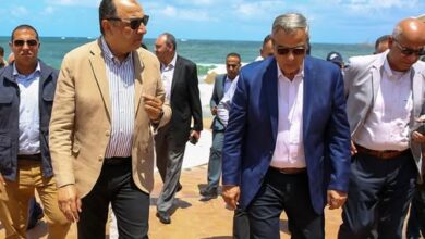 وزير قطاع الأعمال العام ومحافظ الإسكندرية في جولة ميدانية موسعة بمنطقة المعمورة