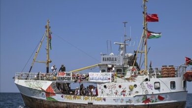 ناشطو "حنظلة": هدفنا وقف الإبادة وكسر حصار غزة وكشف جرائم إسرائيل