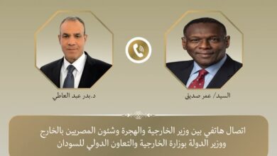  وزير الخارجية يؤكد دعم مصر لسيادة السودان ووحدة وسلامة أراضيه ومؤسساته الوطنية