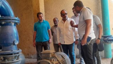 أسوان : حلاوة يتابع أعمال التطوير ب قطاع إدفو لمياه الشرب و تنفيذ مشروعات حياة كريمة