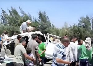كارثة جديدة على "الإقليمي" قرب بني سلامة..مصرع وإصابة العشرات في تصادم مروّع بين ميكروباصين بالجيزة 