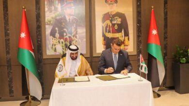"البرلمان العربي" يوقع بروتوكول تعاون مع مجلس النواب الأردني لتعزيز العلاقات البرلمانية