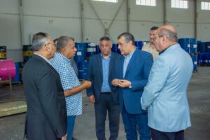 وزير الدولة للإنتاج الحربي يتفقد خطوط الإنتاج بشركة هليوبوليس للصناعات الكيماوية ( مصنع 81 الحربى ) 2 وزير الدولة للإنتاج الحربي يتفقد خطوط الإنتاج بشركة هليوبوليس للصناعات الكيماوية ( مصنع 81 الحربى )