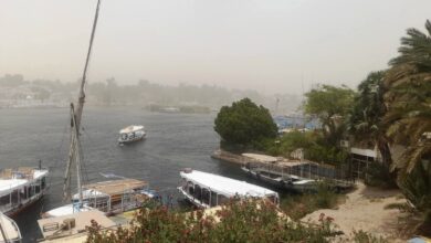 رفع درجة الإستعداد القصوى وإغلاق حركة الملاحة الجوية والنهرية بأسوان وأبو سمبل 