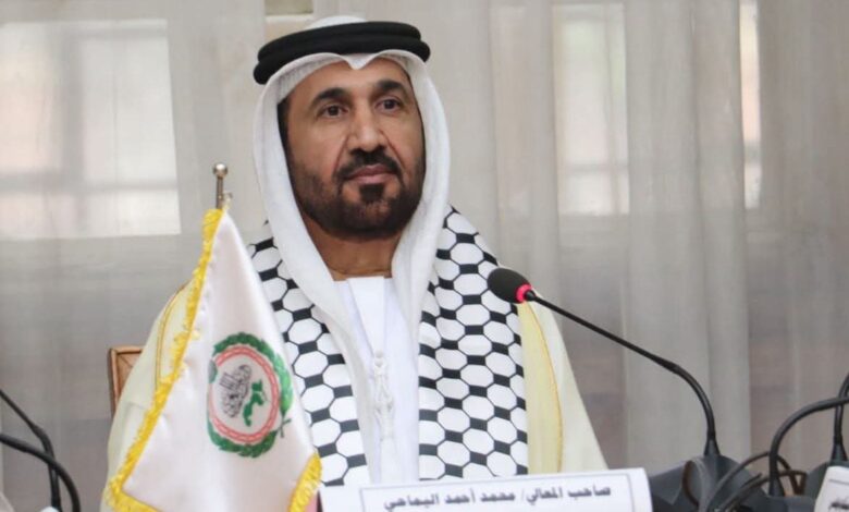 اليماحي يدين تصعيد كيان الاحتلال بارتكابه المجازر المروعة بحق المدنيين المجوعين