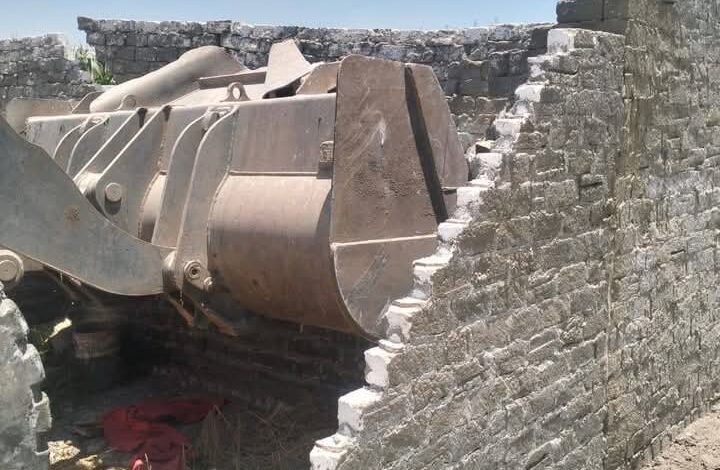 إزالة ٣٨ حالة تعدٍّ على الأراضي بمراكز بالعياط والبدرشين ومنشأة القناطر