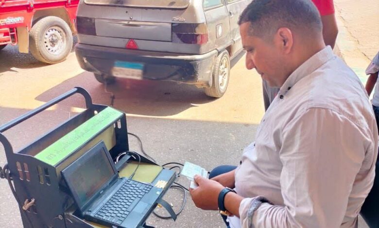 جهاز شئون البيئة بالشرقية يفحص عوادم السيارات لعدد 96 سيارة 