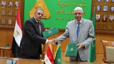 رئيس جامعة المنوفية يوقع بروتوكول تعاون لدعم المستشفيات والمراكز الطبية 