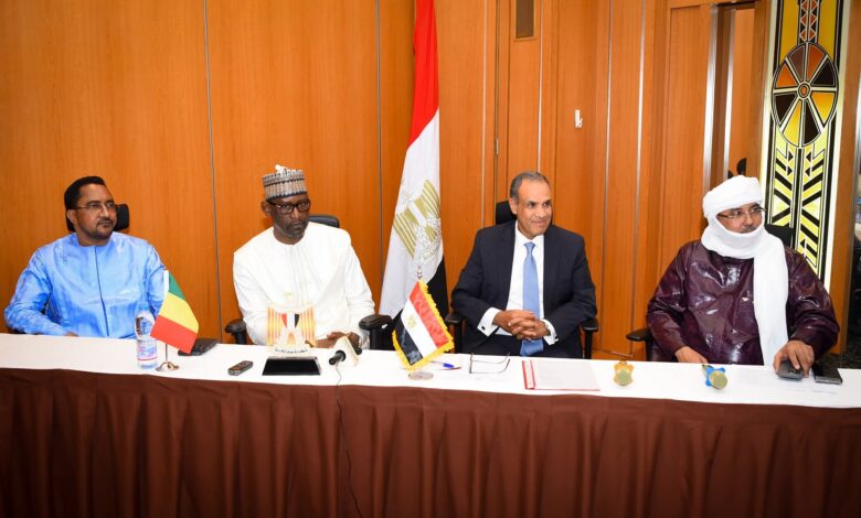 وزير الخارجية يلتقي بأعضاء جمعية مالي لخريجي الجامعات المصرية